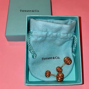 Tiffany & Co. 18kt Solid Gold Cuff Links